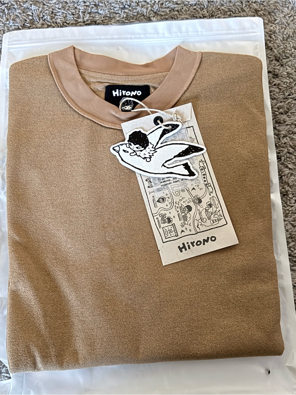 POP MART HIRONO LIVING WILD SHELTER MUSHROOM T-SHIRT (RARE)